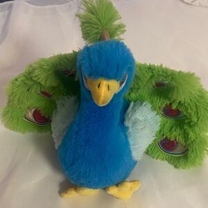 Colorful Plush Peacock Stuffed Animal